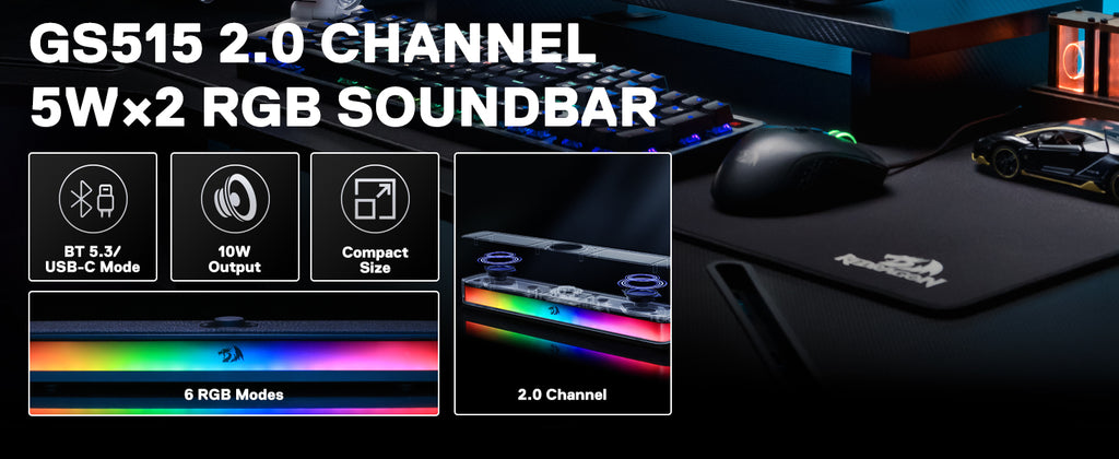 Redragon GS515 RGB Soundbar