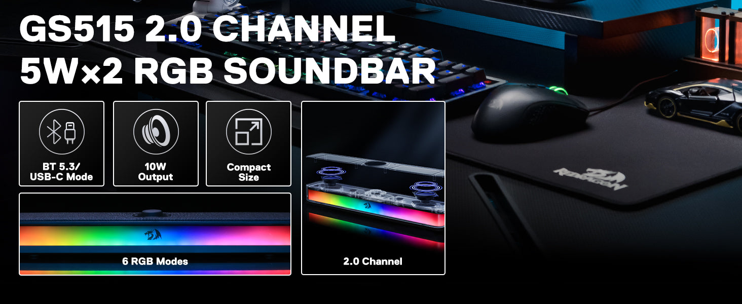 Redragon GS515 RGB Soundbar