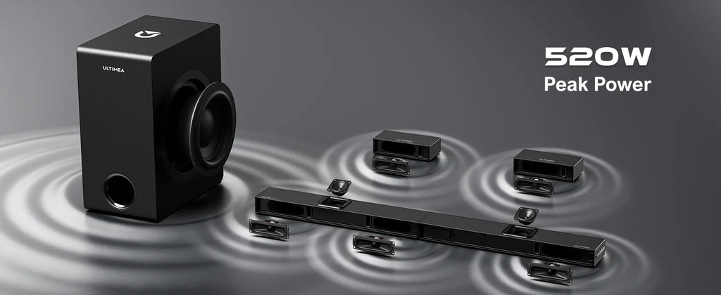 ULTIMEA 520W 5.1.2 Dolby Atmos Soundbar