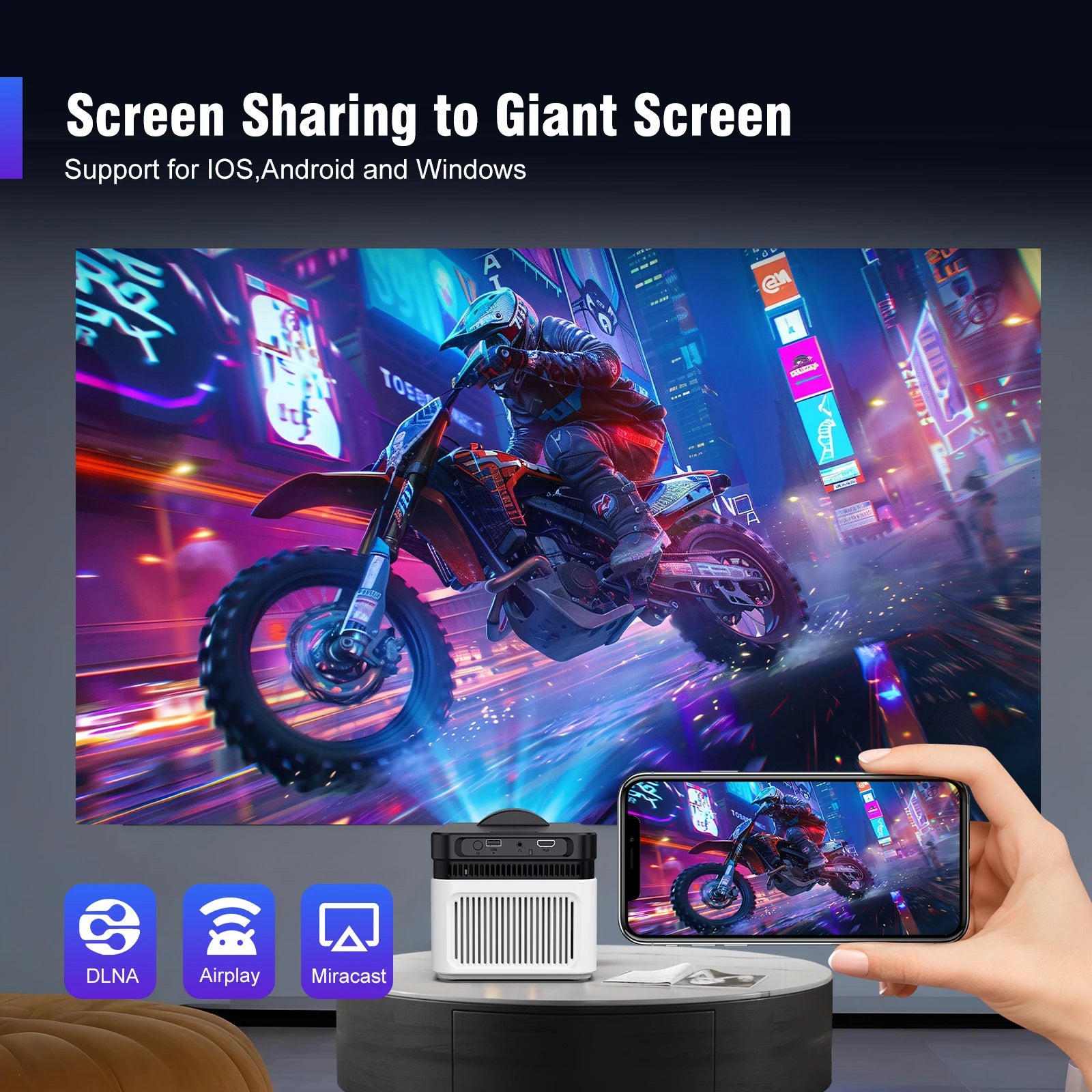 Magcubic HY450 Ultra Short Throw Projector