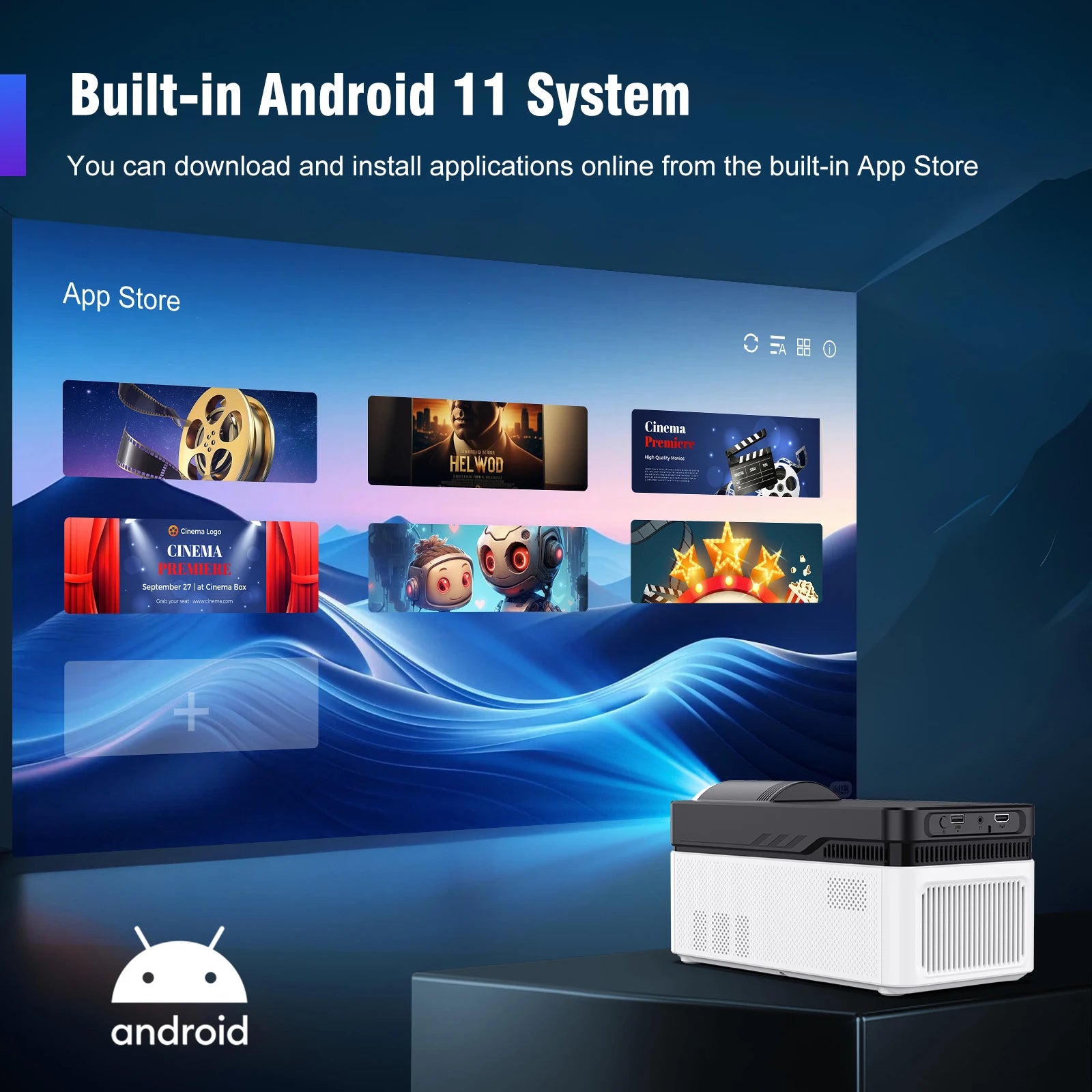 Magcubic HY450 Ultra Short Throw Projector