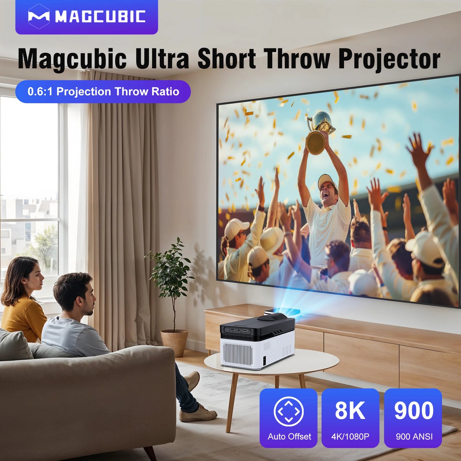 Magcubic HY450 Ultra Short Throw Projector