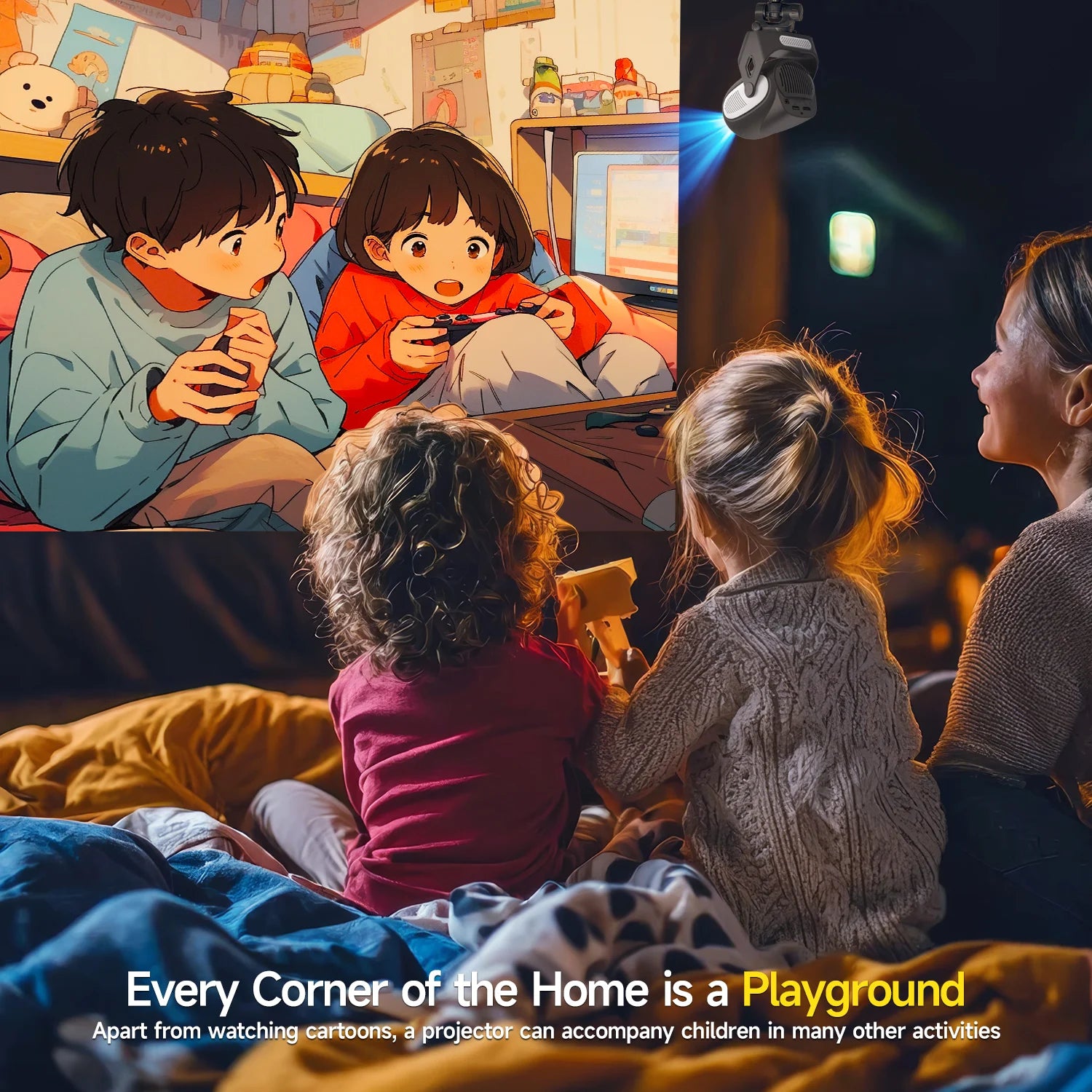 Magcubic HY300X 4K 720P Android 11 Projector