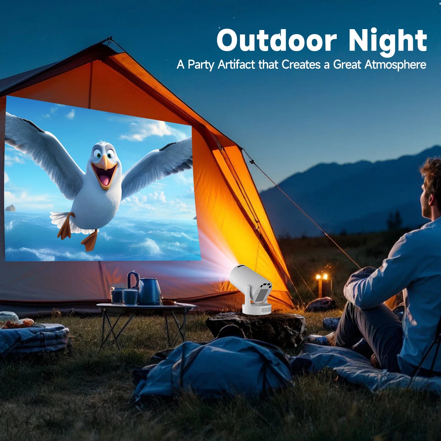 Magcubic HY300 Pro + Projector
