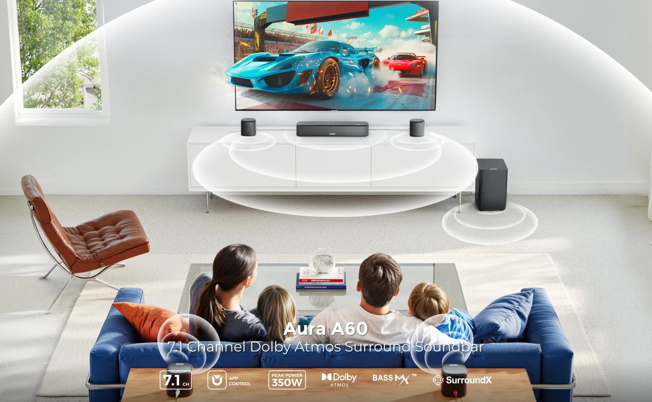 ULTIMEA 350W 7.1 Dolby Atmos Soundbar