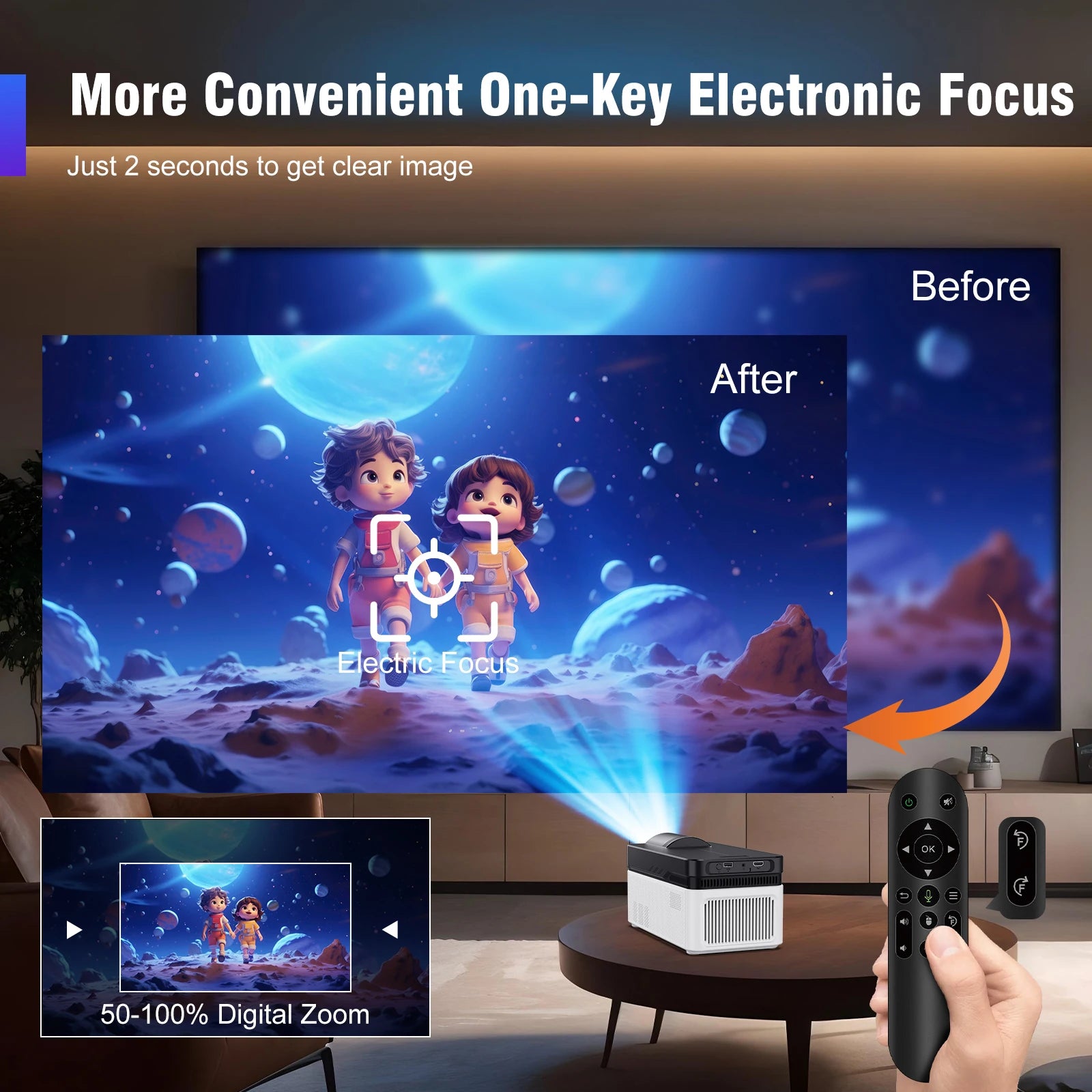 Magcubic HY450 Ultra Short Throw Projector