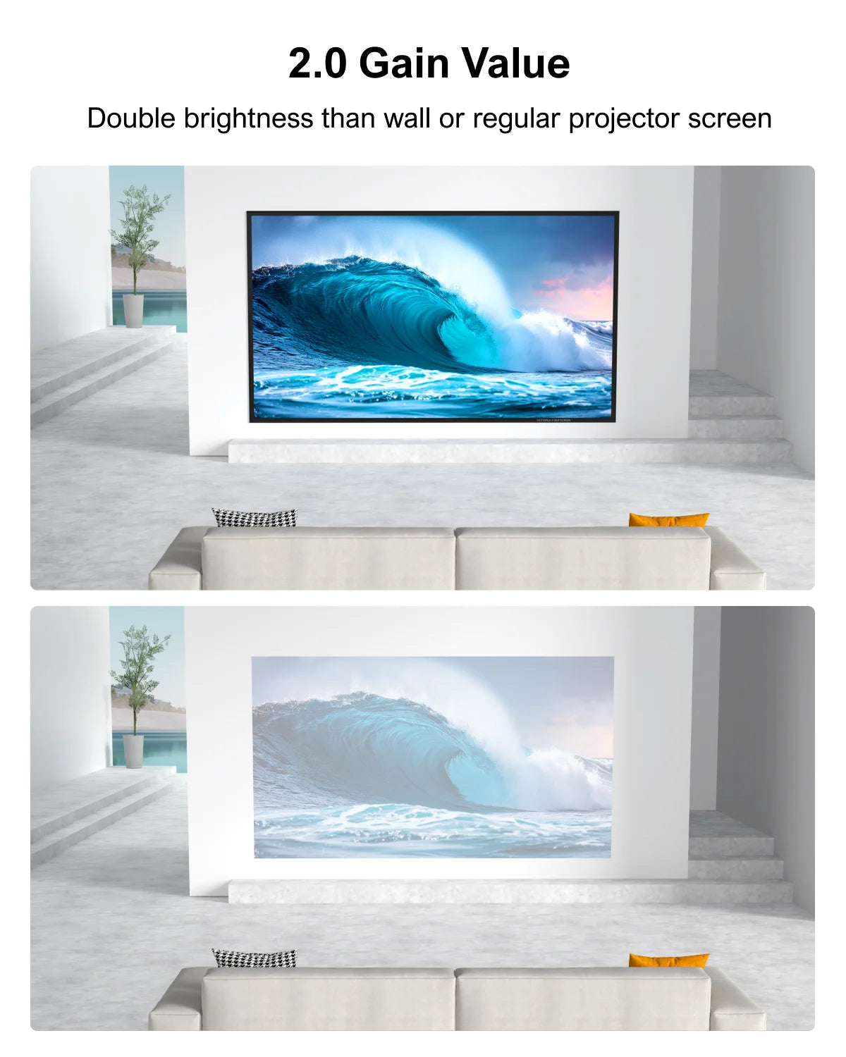 ULTIMEA E-ALR Projector Screen 100/120