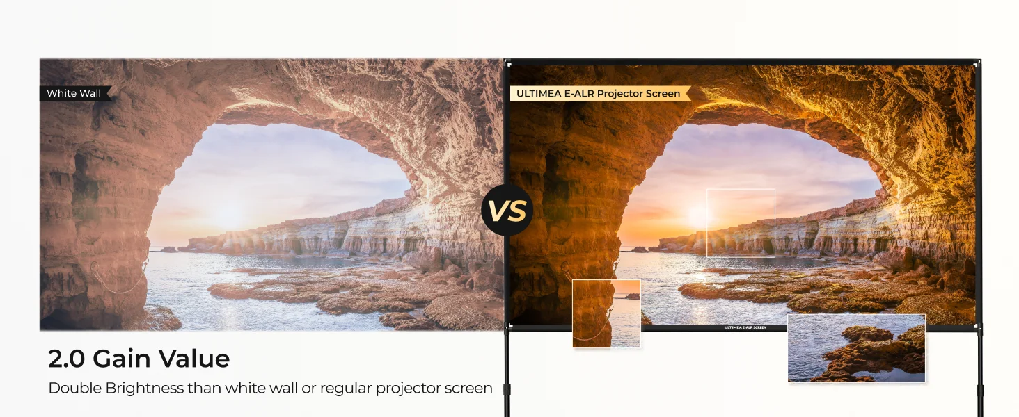 ULTIMEA E-ALR Projector Screen with Stand