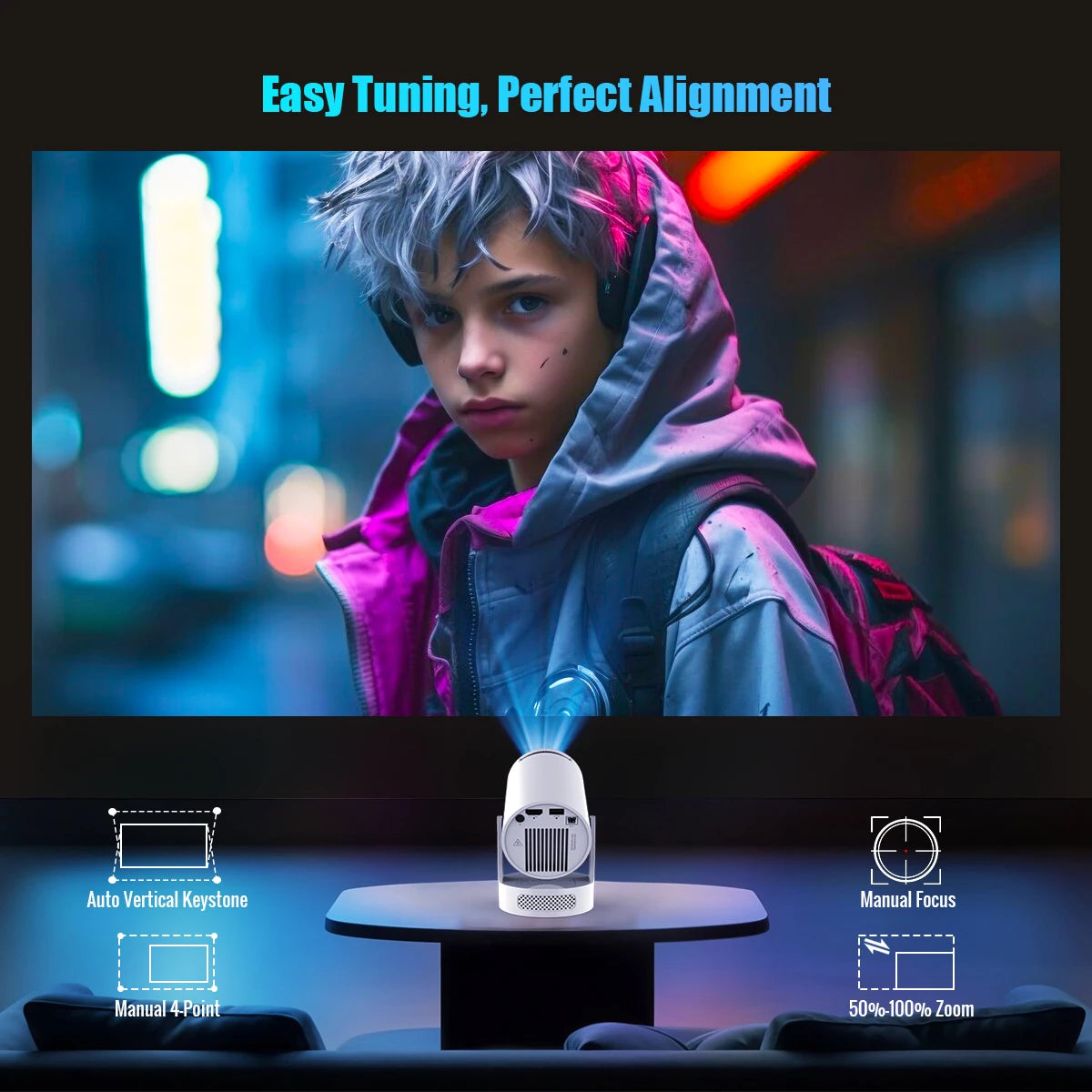Magcubic HY300 Pro + Projector