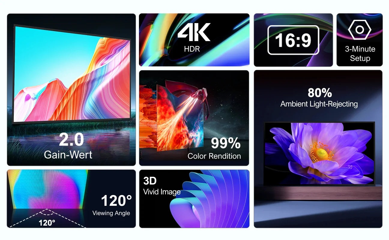ULTIMEA Photon E-ALR Projector Screen 16:9