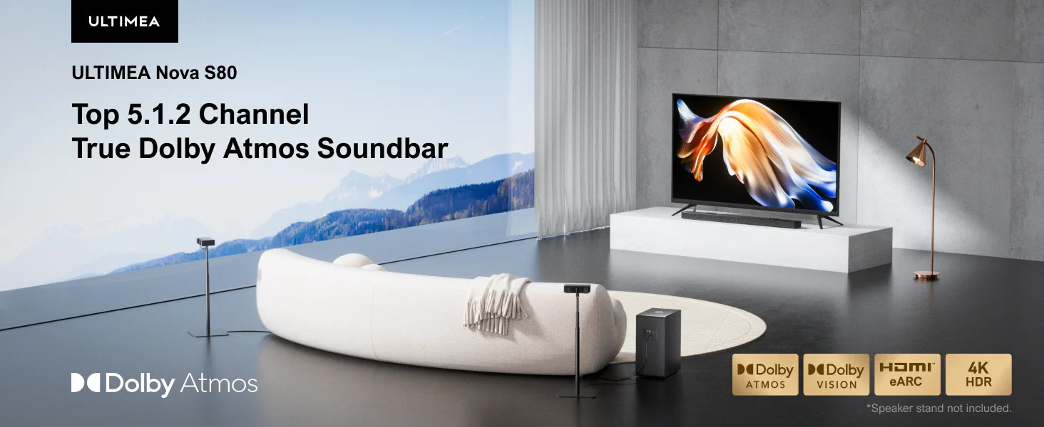 ULTIMEA 520W 5.1.2 Dolby Atmos Soundbar