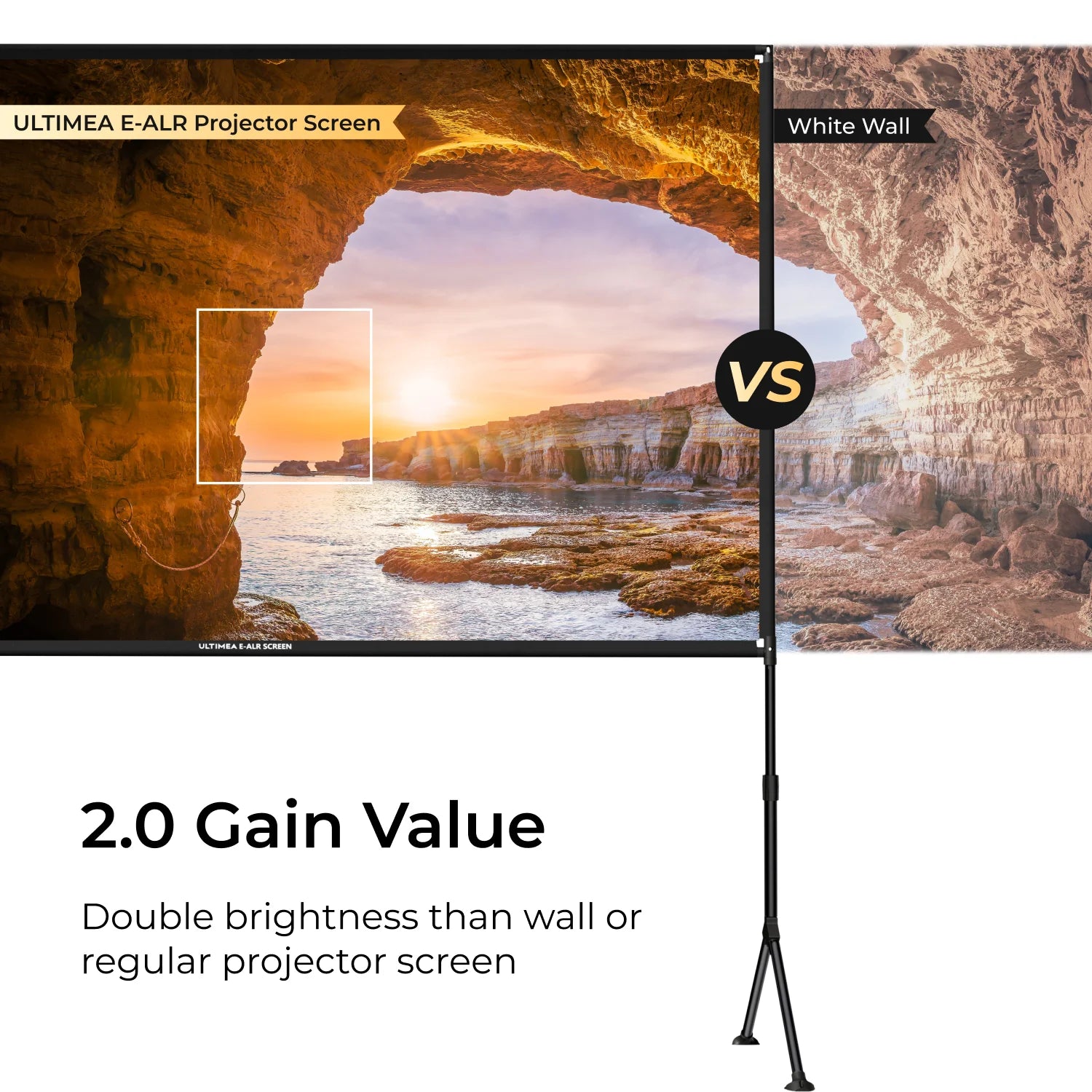 ULTIMEA E-ALR Projector Screen with Stand
