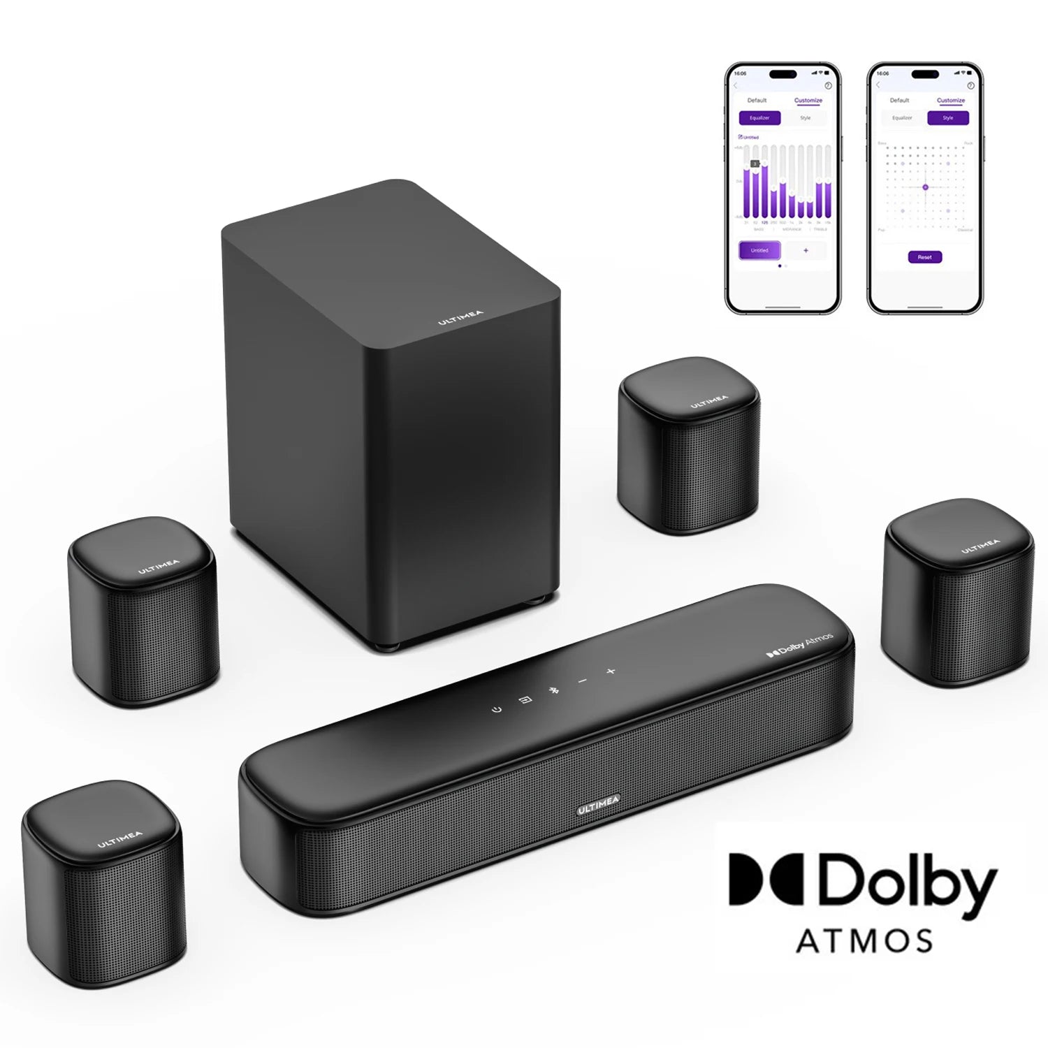 ULTIMEA 350W 7.1 Dolby Atmos Soundbar