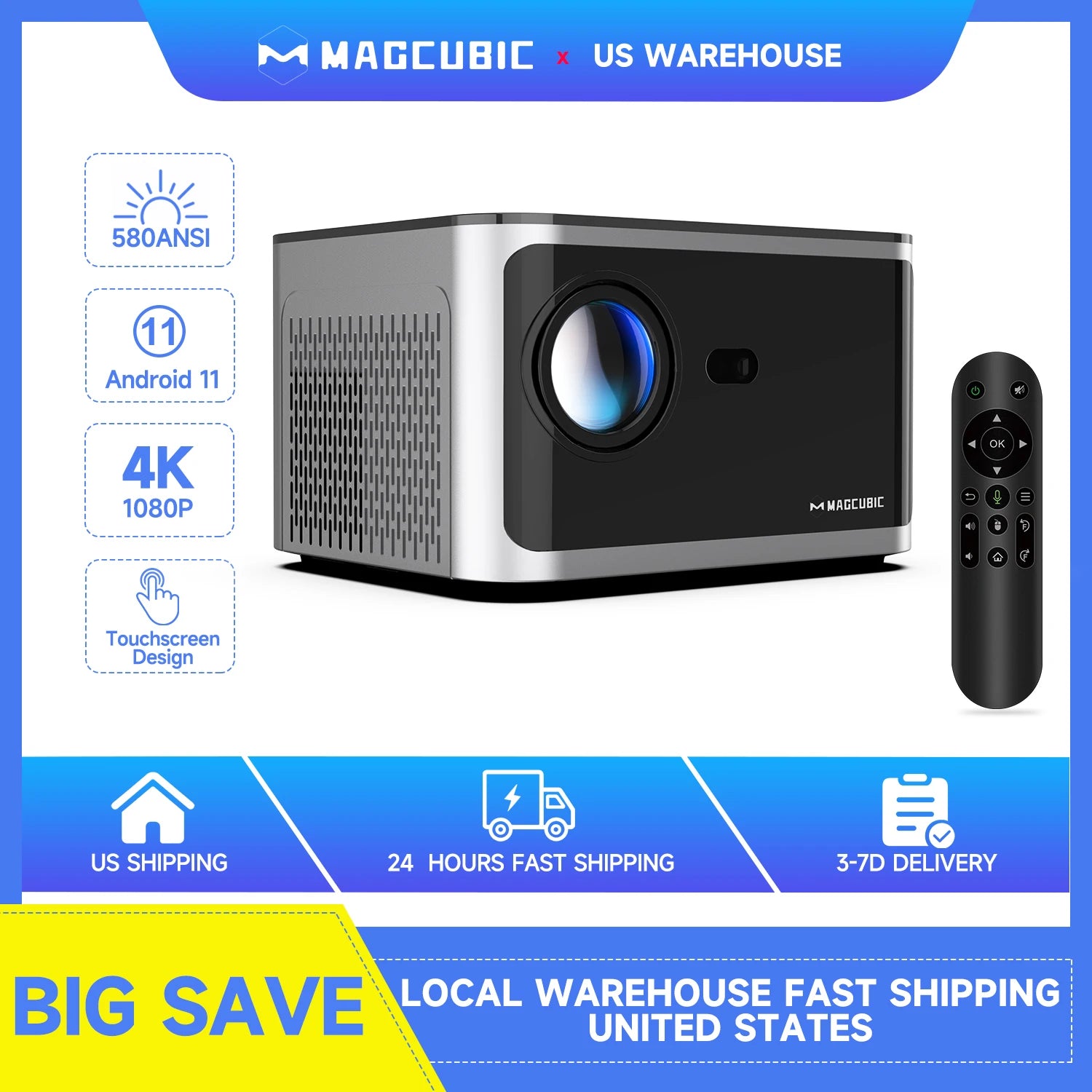 Magcubic HY300 Pro Android 11 Projecto