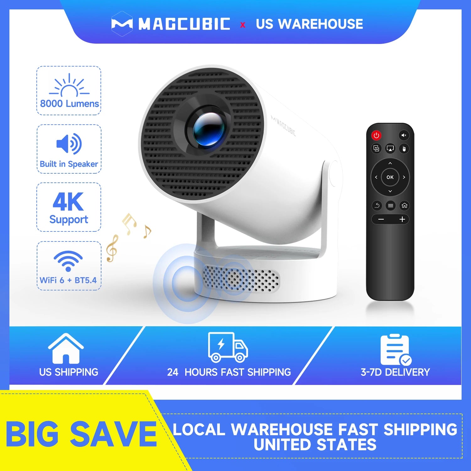 Magcubic HY300 Pro + Projector