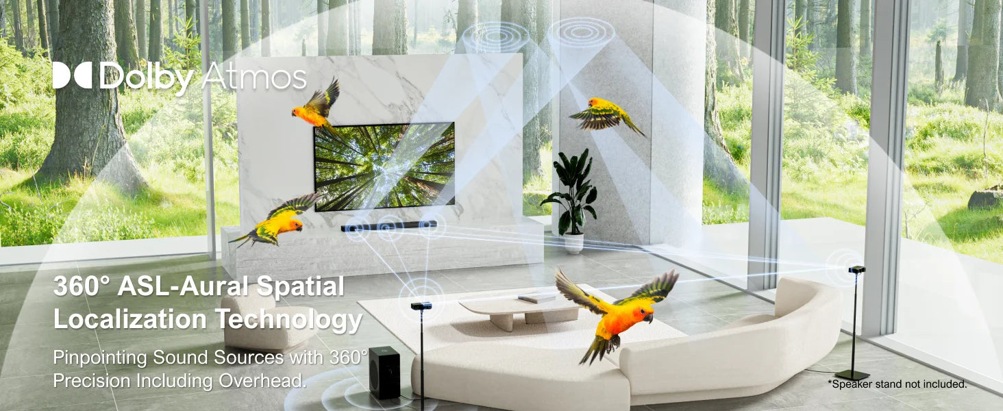 ULTIMEA 520W 5.1.2 Dolby Atmos Soundbar