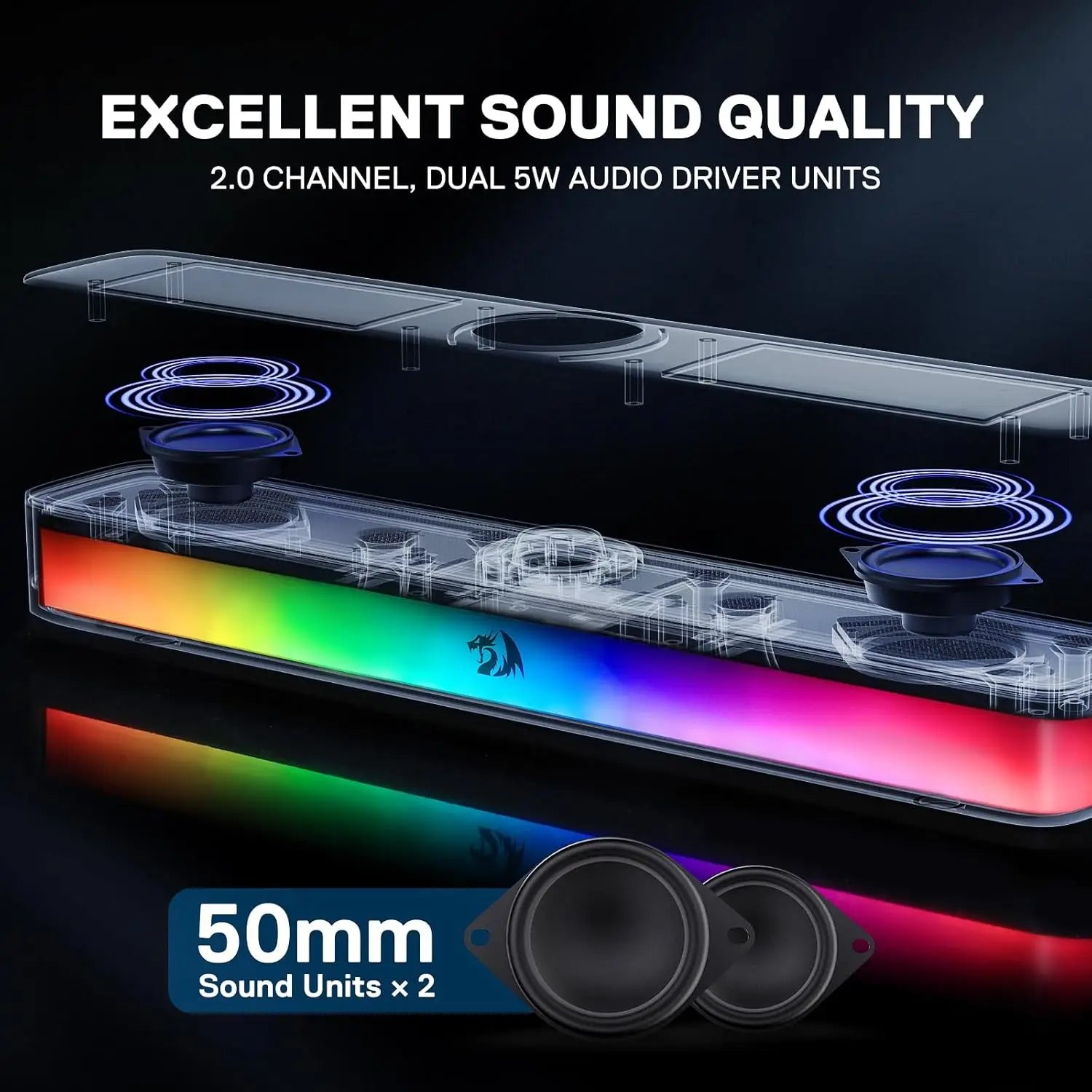 Redragon GS515 RGB Soundbar