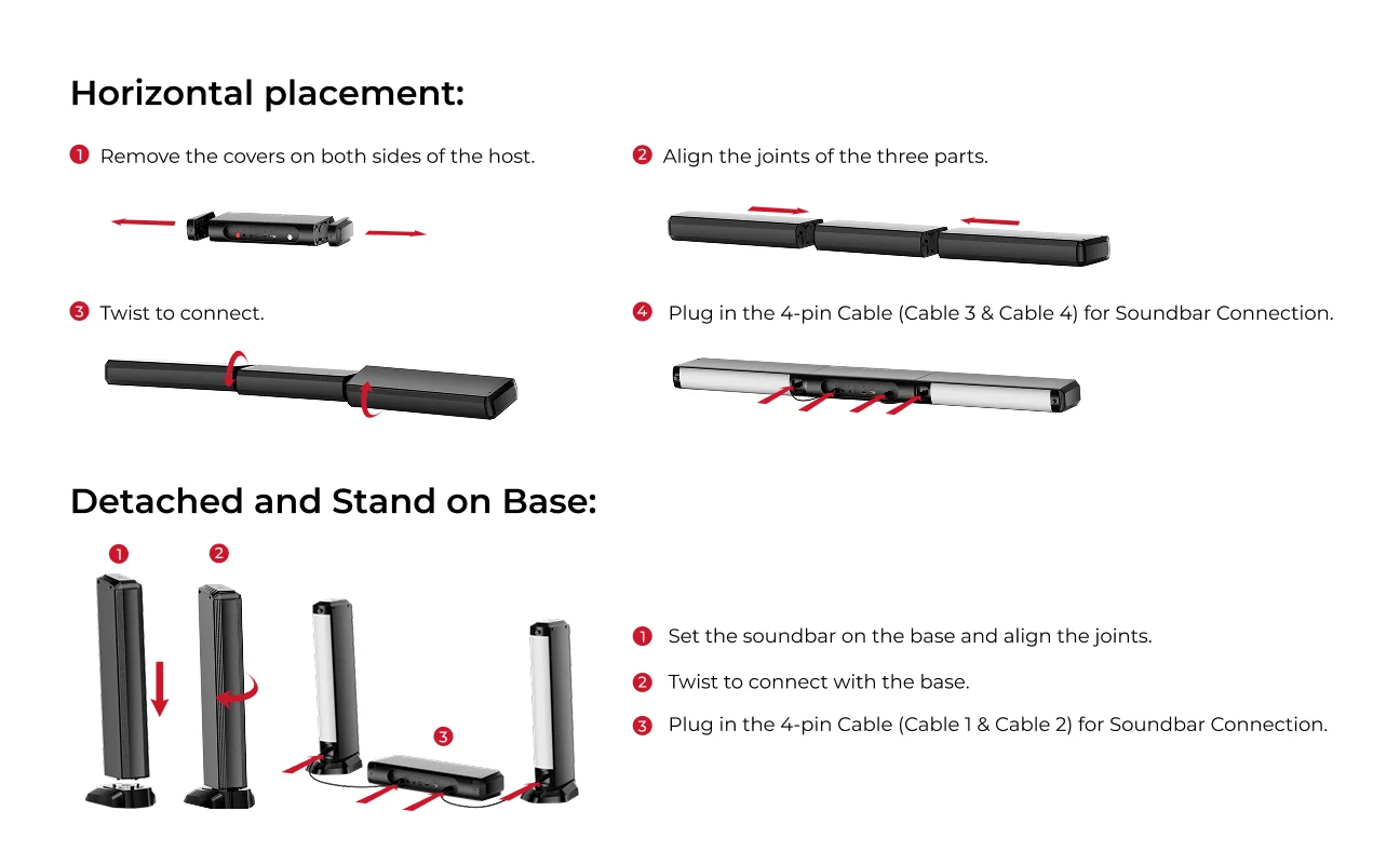 ULTIMEA 7.1 Surround Sound Bar