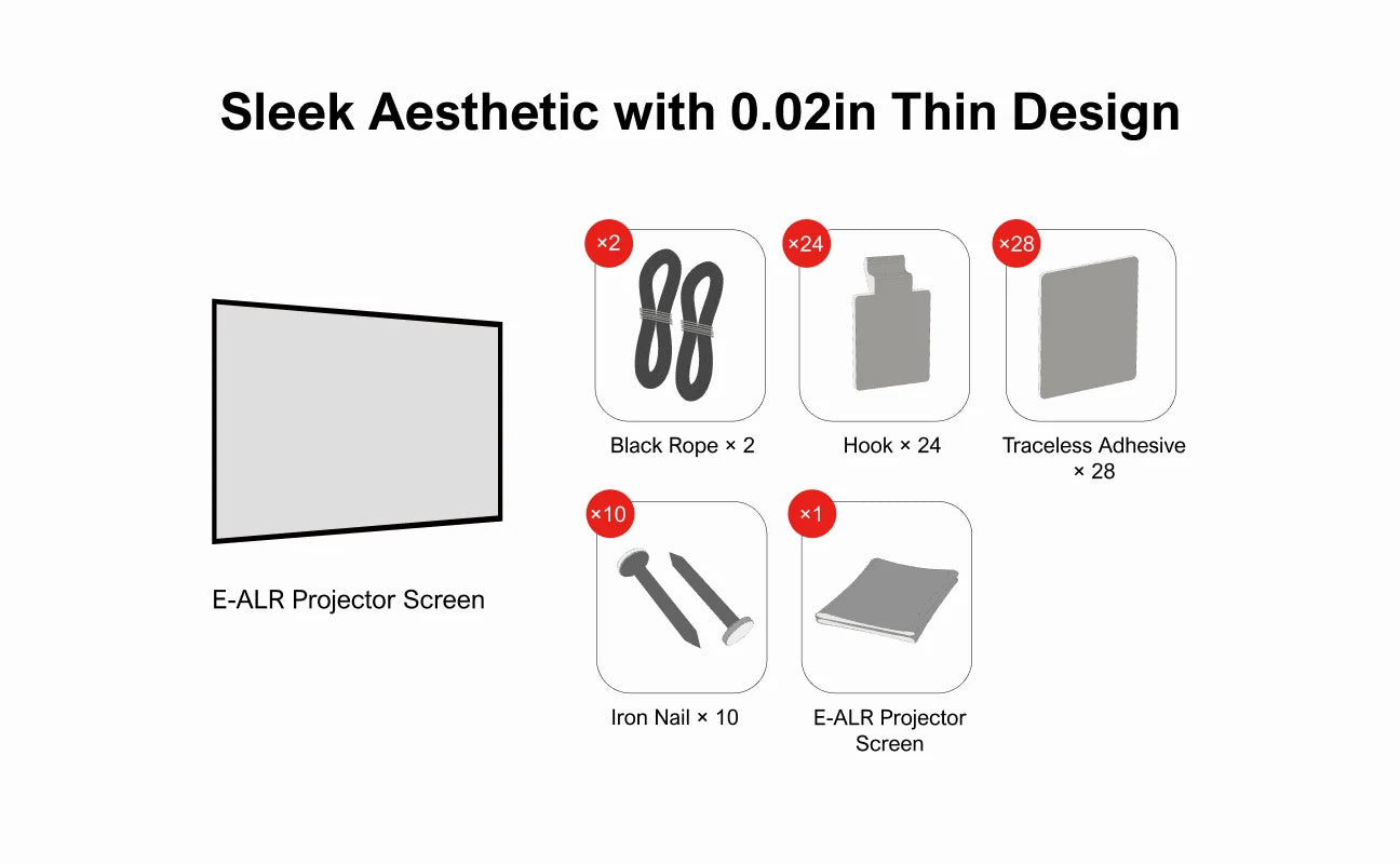 ULTIMEA Photon E-ALR Projector Screen 16:9