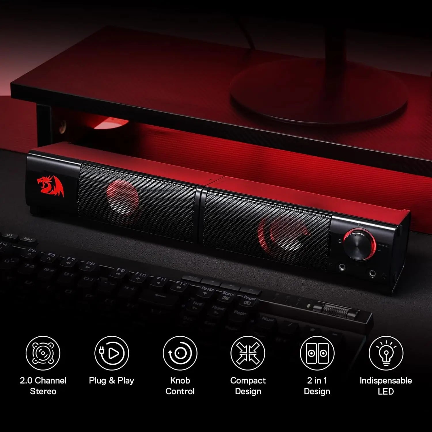 Redragon GS550 PC Gaming Soundbar