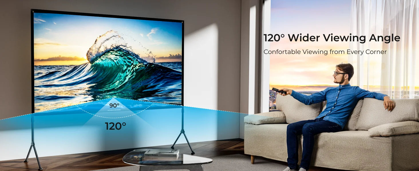ULTIMEA E-ALR Projector Screen with Stand