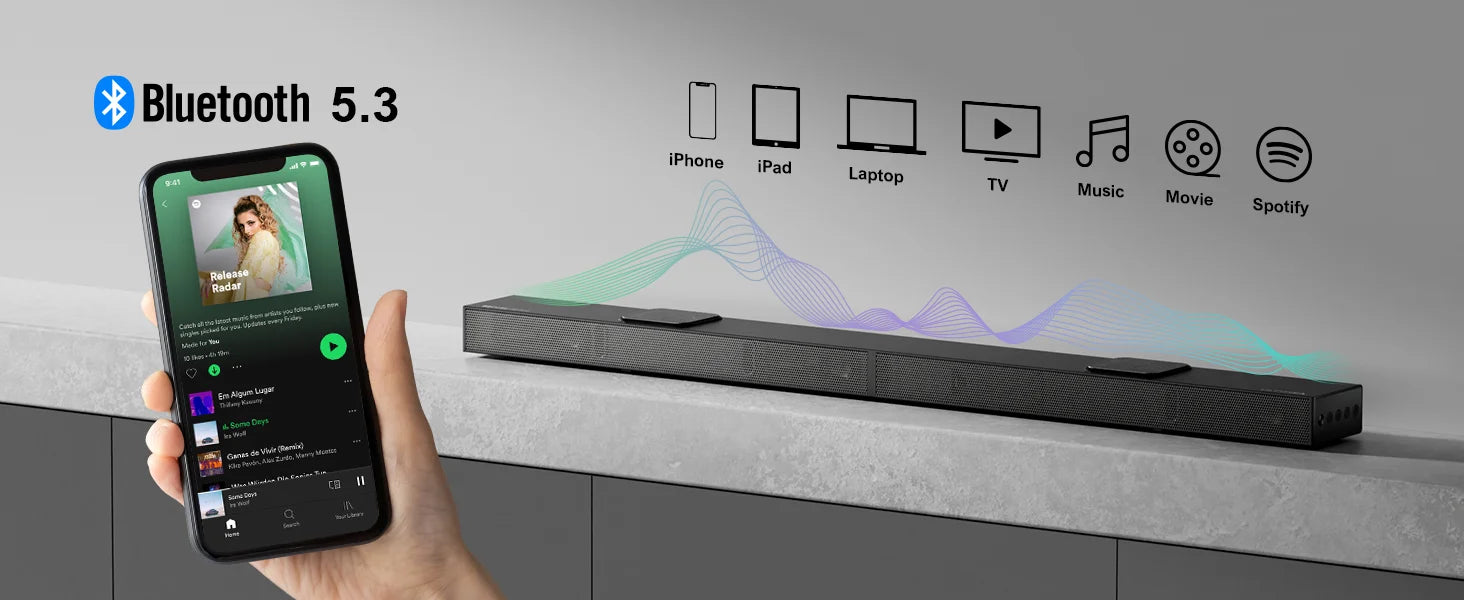 ULTIMEA 520W 5.1.2 Dolby Atmos Soundbar